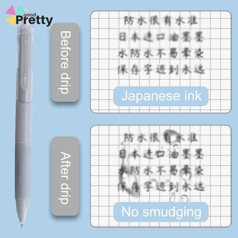 Pulpen Tinta Gel Hitam 0.5mm Retractable Portable Untuk Pelajar - PD