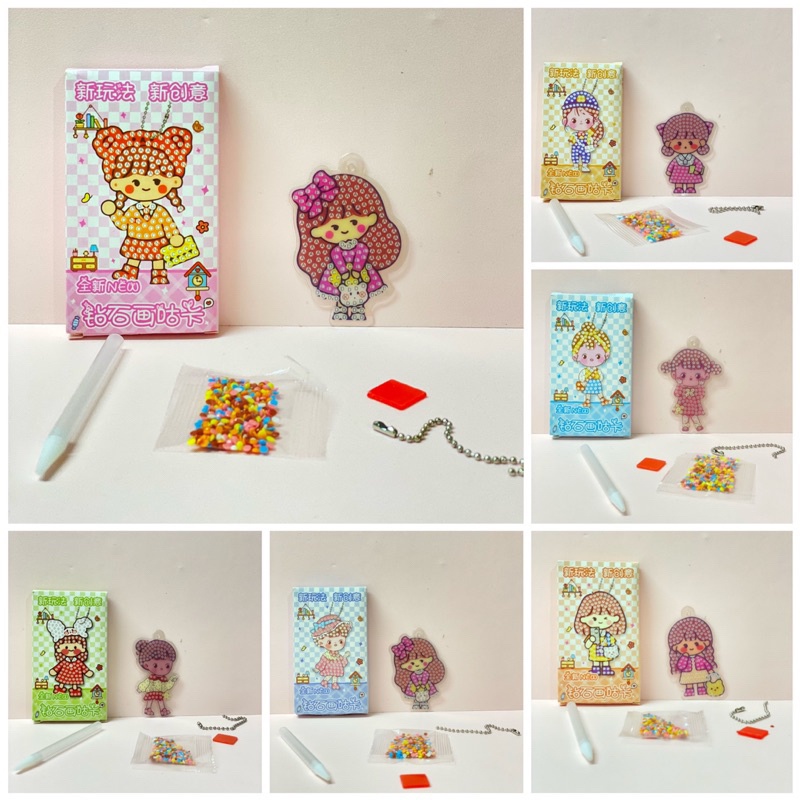 PGC DIY DIAMOND PAINTING STICKER / DIY DIAMOND PAINTING GANTUNGAN / MAINAN STIJER EDUKASI DIAMOND MURAG