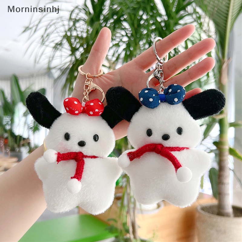 Mornin Tokoh Anime Kawaii Pochacco Plushie Boneka Liontin Gantungan Kunci Kartun Lucu Boneka Binatang Lembut Mainan Mewah Keychain id