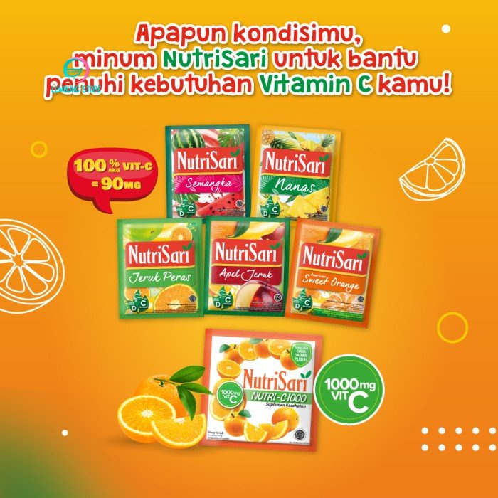 NutriSari NUTRI C-1000 Jeruk (40 Sch) - Vitamin C 1000mg