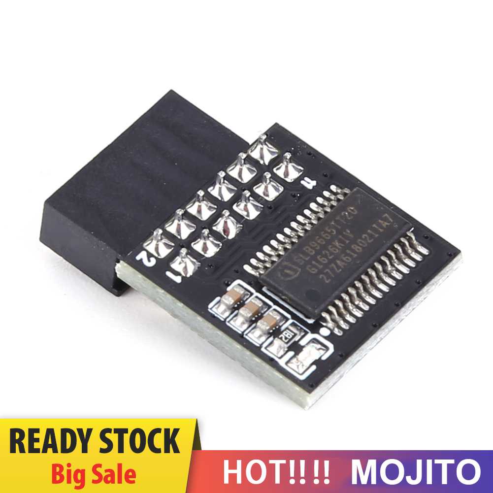 Tpm 2.0-9665 Modul Keamanan Enkripsi Kartu Motherboard 12Pin Untuk Gigabyte