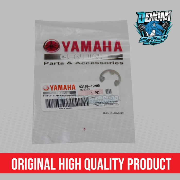 Klip Circlip Clip Kancing Pedal Rem Belakang Yamaha F1ZR FIZR F1Z FIZ R Vega Old Jupiter Z Original YGP 93430-12809