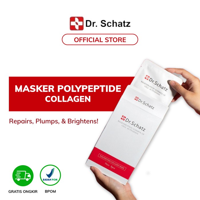 DR SCHATZ POLYPEPTIDE SHEETMASK isi 5 pc ORIGINAL