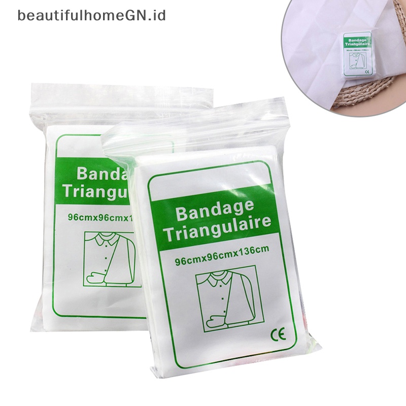 {Cantik} 1pcs Segitiga First Aid bandage Frakture Fixation Emergency First Aid Kit Aksesoris Berkemah~