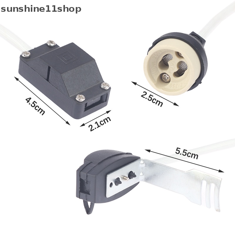 Sho Hot New Socket Lamp Base Holder GU10 Konektor Adaptor Lampu Bohlam Base N