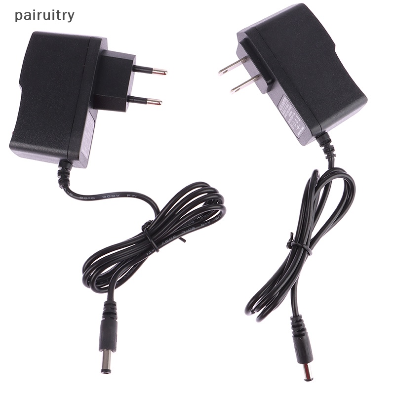 Prt 1PCS 6V1A Baru AC 100V-240V Converter Adapter DC 6V 1A 1000mA Power Supply EU/US Plug DC 5.5mm x 2.1mm PRT