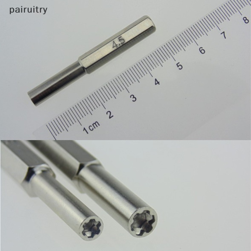 Prt 3.8mm /4.5mm new Stainless Steel Security Screwdriver Tool Bit Peralatan Elektronik PRT