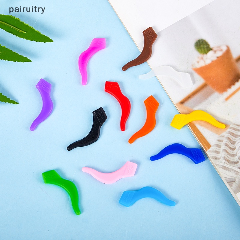 Prt 2Pcs Anti-Slip Tip Ear Grip Silicone Hook Kacamata Spectacle Holder Olahraga Candi PRT