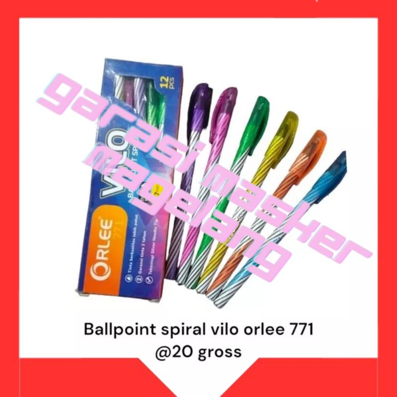 

Bolpoin ulir villo 1pcs Berkualitas,Termurah...