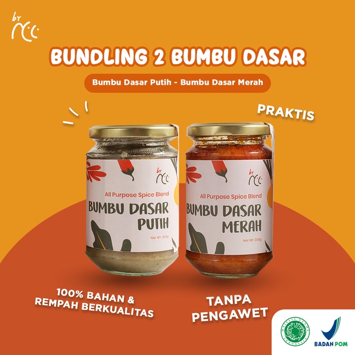 

N.E.W BUNDLING 2 BUMBU DASAR (BUMBU DASAR MERAH & BUMBU DASAR PUTIH)