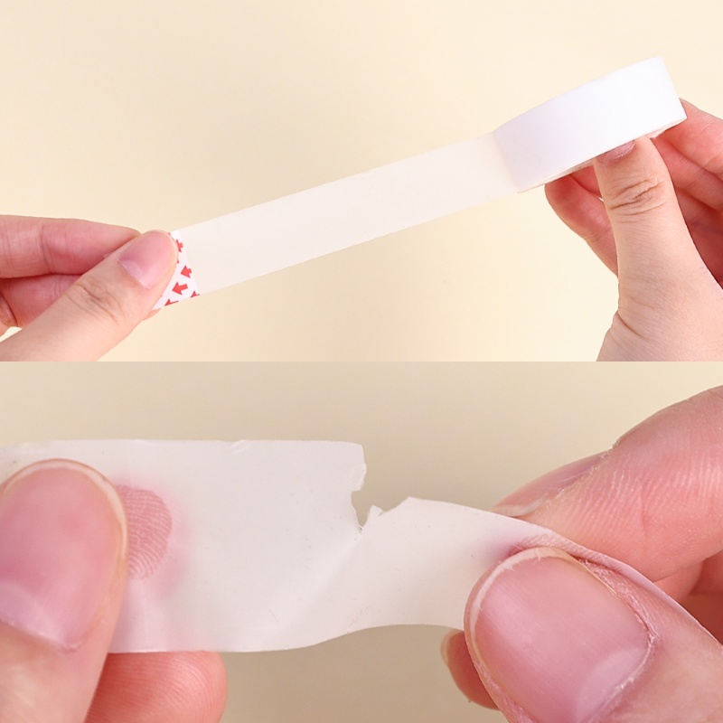 Perlengkapan Siswa Stationary Invisible Cover Salah Pekerjaan Rumah Tangga Tape Tape Menempel Kaset Koreksi Stiker Putih Transparan Washi Tape 10m/Roll Copy Tape Drafting Masking Tape