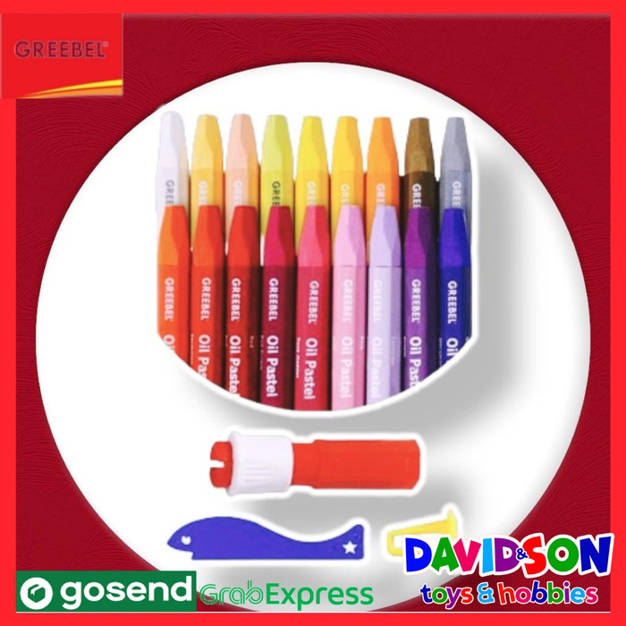 

GREEBEL OIL PASTELS 24 36 48 55 / KRAYON / MELUKIS - ISI 24