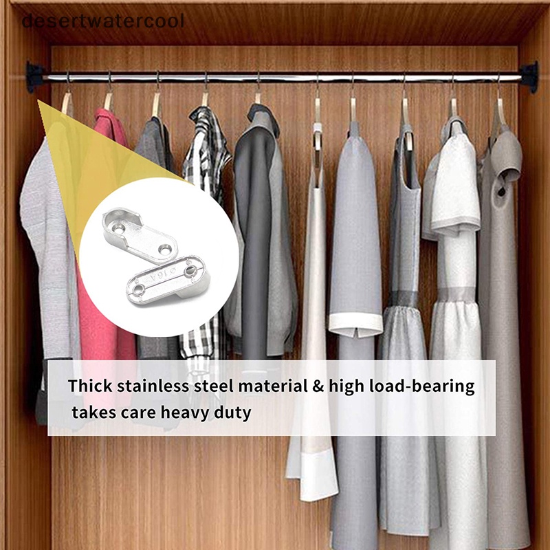 Deid Rel Baju Stainless Steel Rel Lemari Batang Gorden Shower Curtain Closet U-Sha Martijn