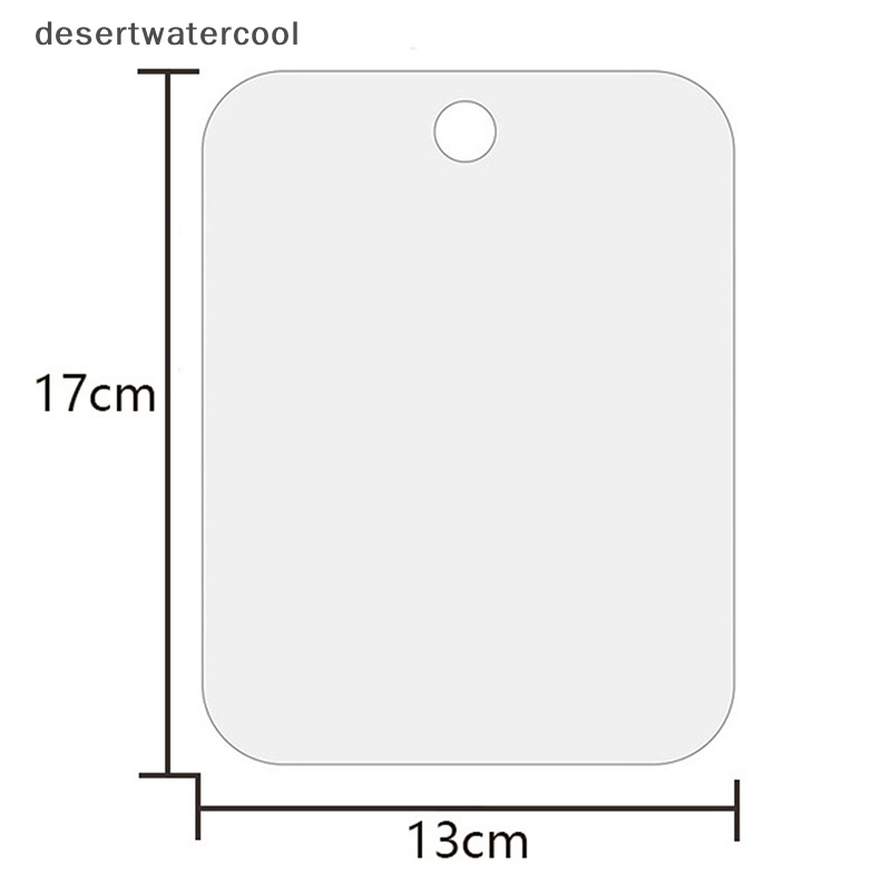 Deid Cermin Anti Kabut Akrilik Portabel Dengan Cermin Shower Hisap Dinding Man Cukur Wanita Makeup Travel Aksesoris Kamar Mandi Rumah Martijn