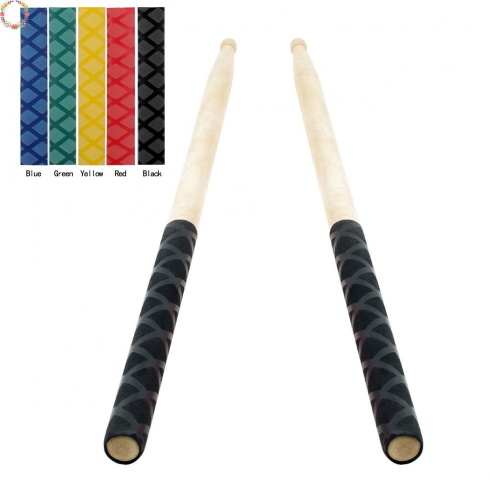 2pcs Drum Stick Grips Drumsticks Grip Serap Keringat Anti slip Untuk 7A 5A 5B 7B