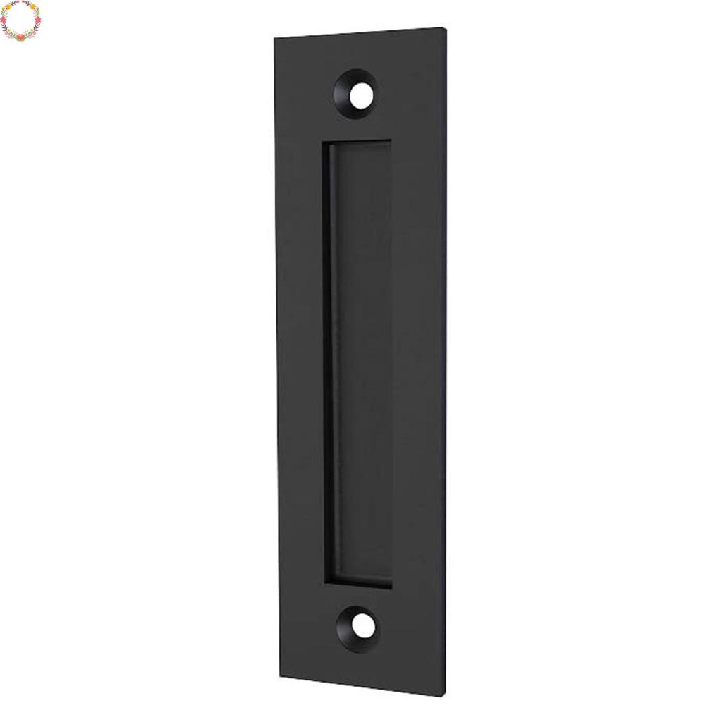 Handle Pintu Gudang Flush Hitam 83 /5 ''Gepeng Dengan Konstruksi Bahan Baja Kokoh Dan Desain Ramping