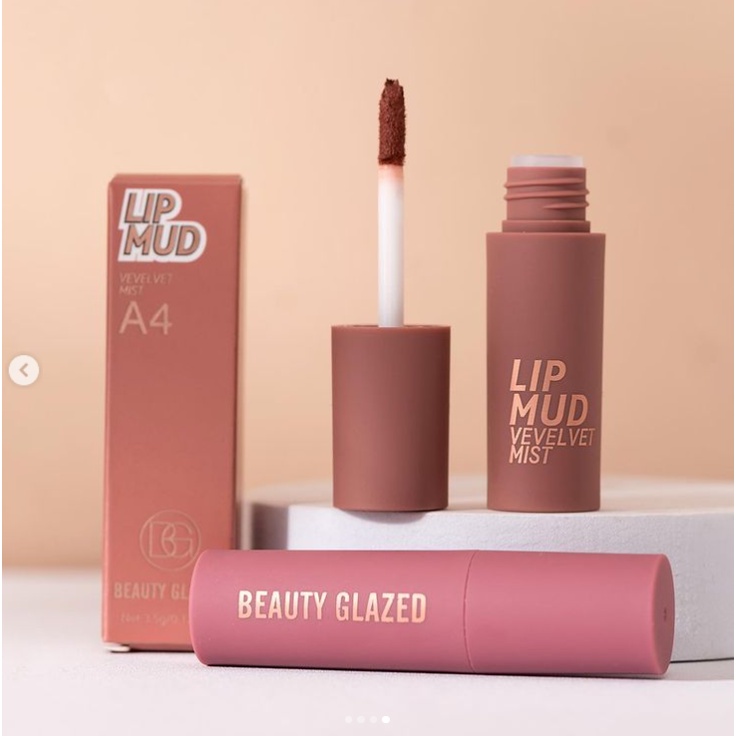 (READY &amp; ORI) Beauty Glazed Lip Mud Matte B151 A - 01