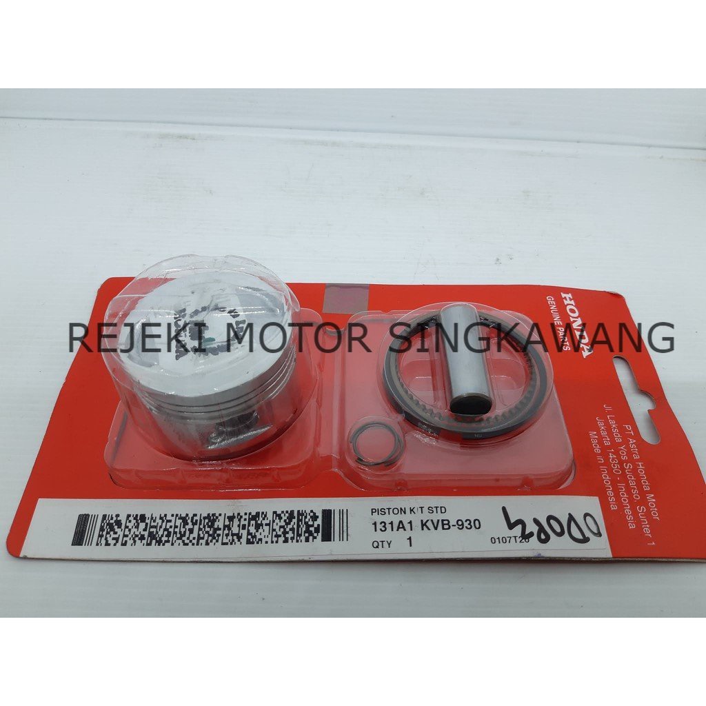 PISTON SEHER RING BOSS KIT VARIO 110 KVB ORI HONDA OVERSIZE STD STANDAR ORIGINAL AHM PISTONKIT SET L