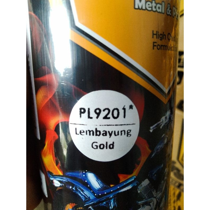 cat semprot pilok pilox diton premium 400cc lembayung gold pl9201 9201 lembayung gold emas 400cc