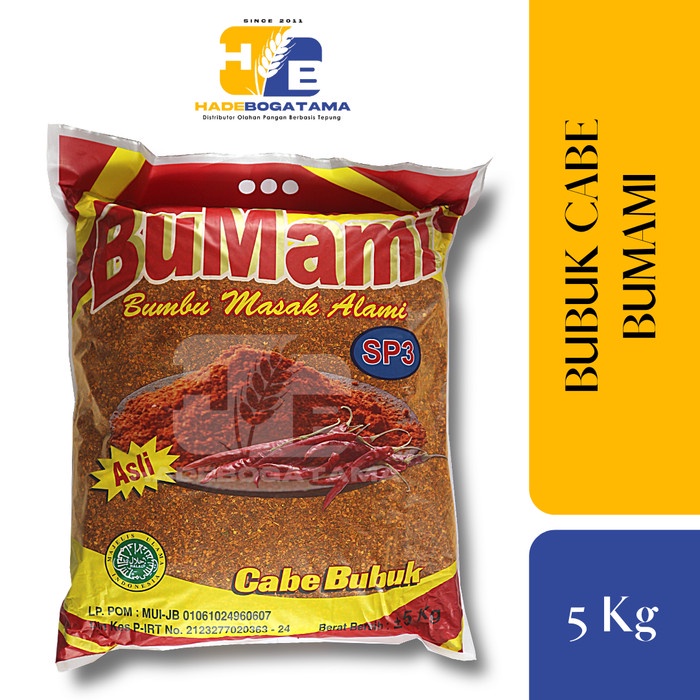 

Cabe Bubuk Bumami 5kg