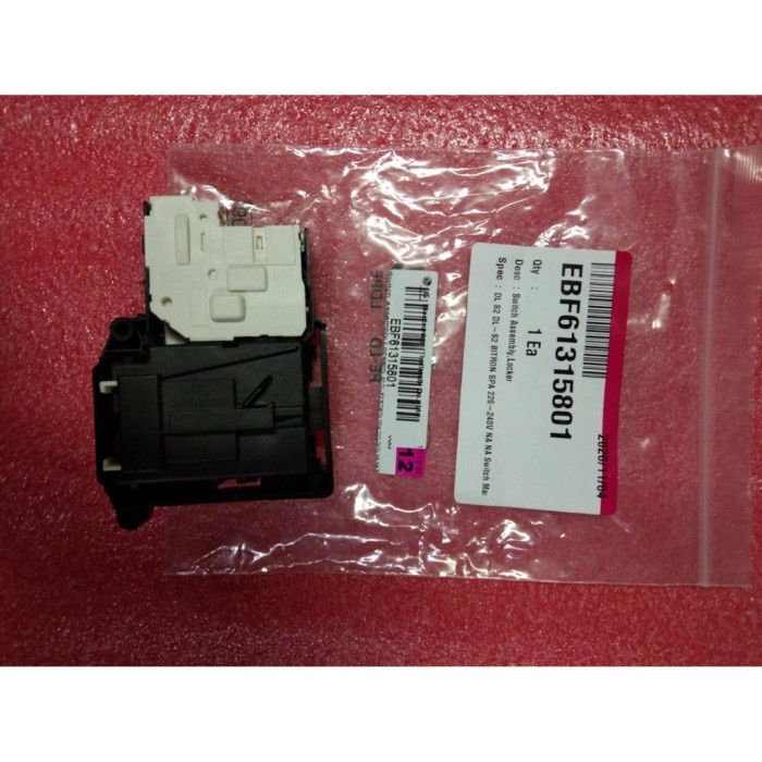 Door Lock Mesin Cuci LG Front Loading Original MFD27