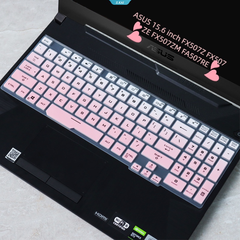 Cover Keyboard Laptop TPU Untuk Model ASUS 15.6 Inch FX507Z FX507ZE FX507ZM FA507RE Film Keyboard Kulit Pelindung Kelembaban [ZK]