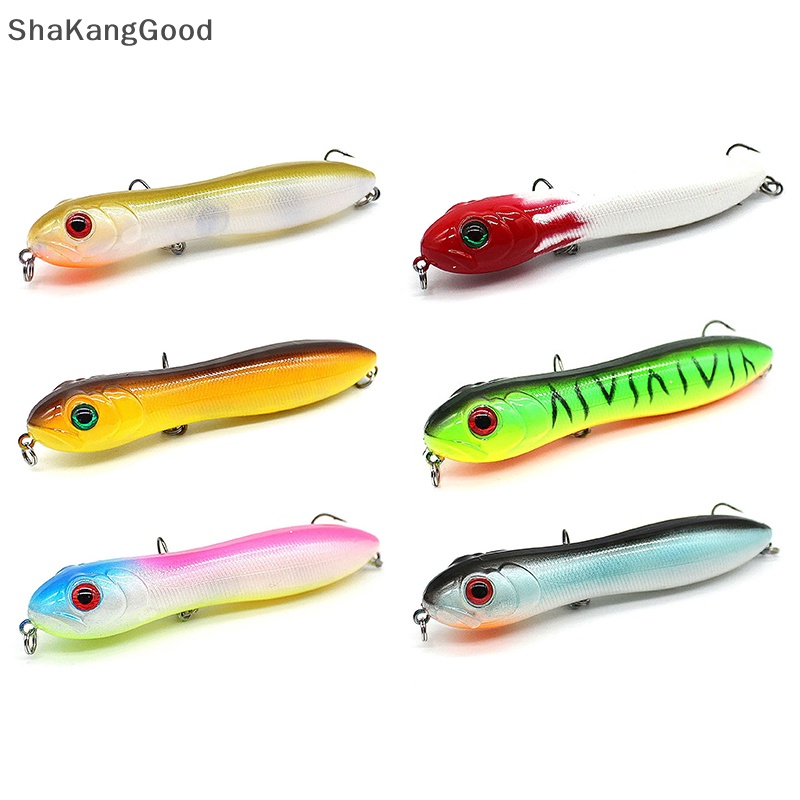 Skid 10CM15.6g Snake Head lure Pensil lure casg Panjang Memancing Untuk Bass Pike lure Permukaan Gila darter Suara Keras SKK