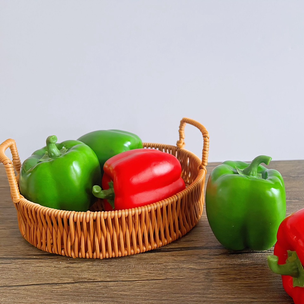Vegetables Simulasi Sabun Lada Buatan, Lentera Buatan Merica, Sayuran Plastik Palsu Kreatif Dekorasi Diy Cabai Buatan untuk Dekorasi Rumah Desktop
