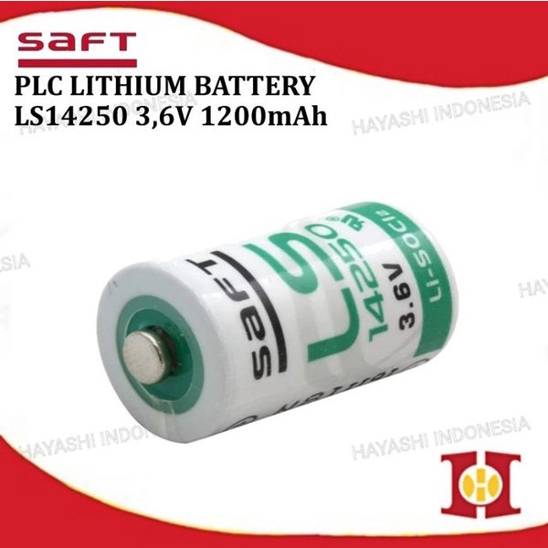 Battery Baterai Lithium Sa Ft PLC LS14250 3.6V 1/2 AA 1200mAh Pin Ori