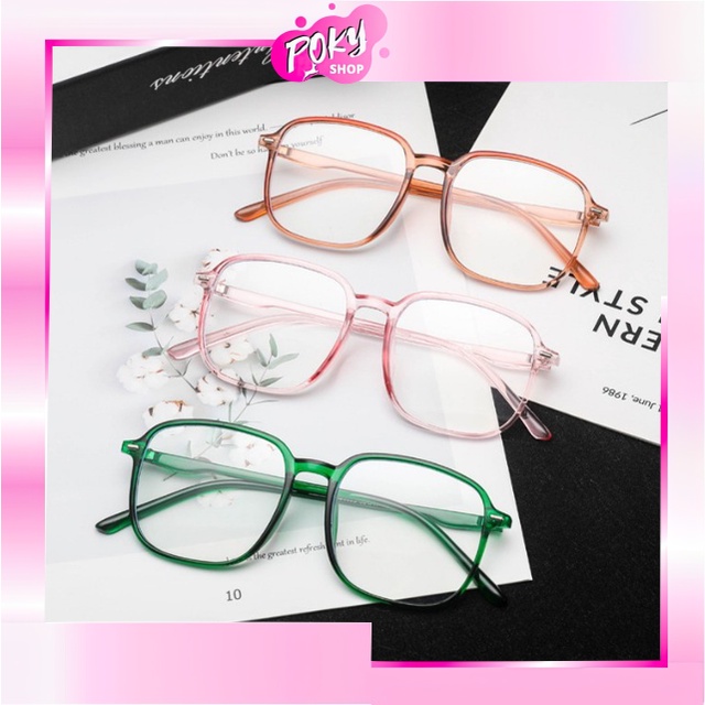 POKY - D4011 Kacamata Anti Radiasi Import / Kacamata Korea Blueray / Kacamata Petak Anti Radiasi / Sunglasses Frame Anti Radiasi / Kacamata Import