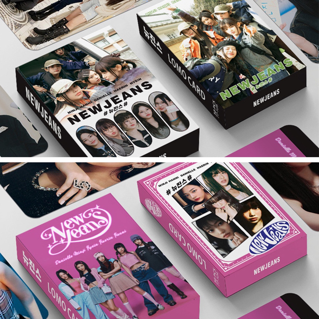 30pcs /box NJ Photocards Album Bunnies Kartu Lomo NJ Kpop Postcards