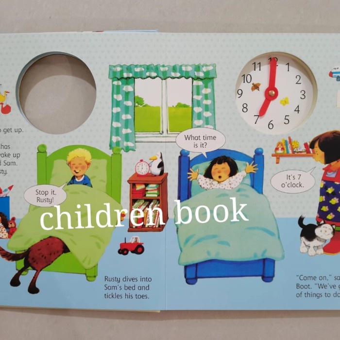 usborne telling the time