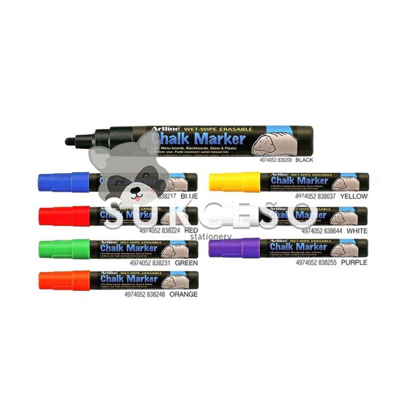 

Artline Chalk Marker EPW 4 / Spidol Bisa Dihapus