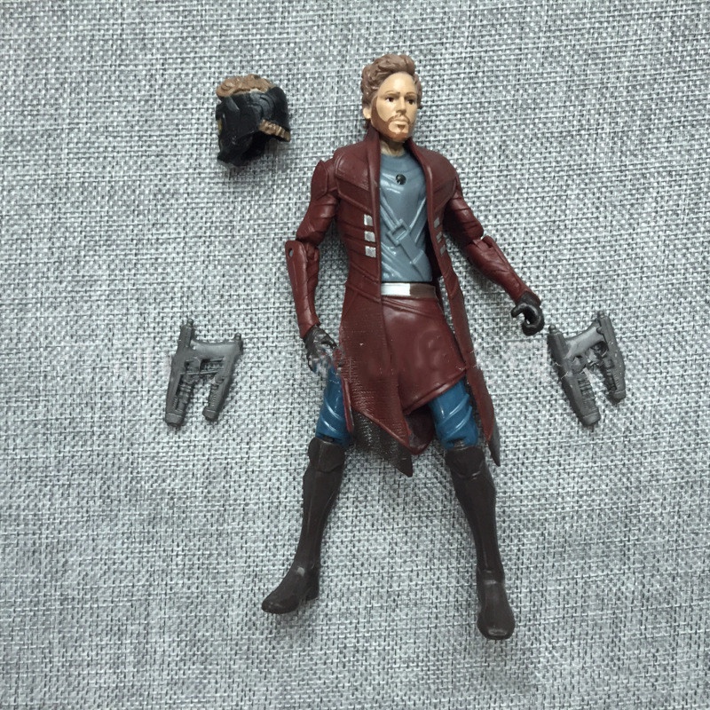 5pcs /set Film Guardians of the Galaxy Action Figure Star-Lord Groot Rocket Raccoon Gamora Model Patung Mainan Untuk Anak