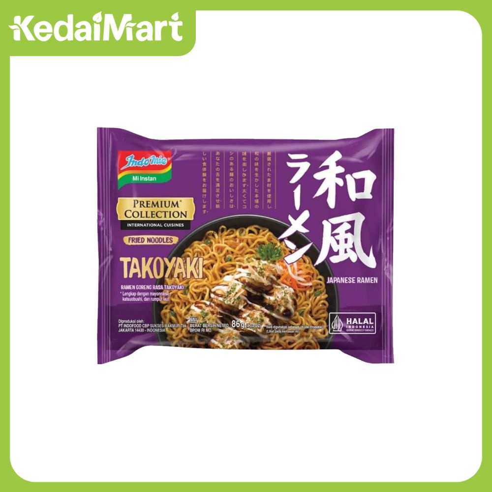 

Indomie Premium Japanese Takoyaki Ramen Pcs