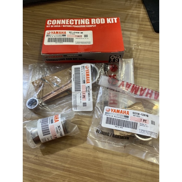ORIGINAL STANG SEHER PISTON CONROD ASSY 3C1 VIXION LAMA OLD NEW MX KING XABRE ORIGINAL ORI ASLI YAMA