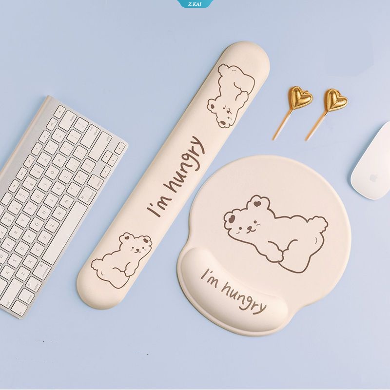 Cute Terlalu Cepat Astronot Kawaii Cowok Cewek Rumah Kantor Pelindung Pergelangan Tangan Silikon Mouse Pad Halus Dan Nyaman [ZK]