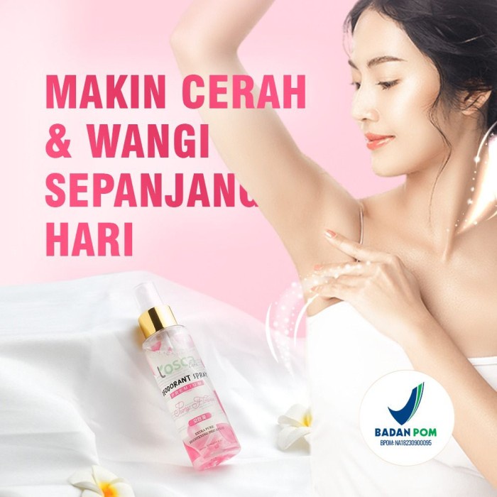 Deodorant Spray 100ml With Peony Flower Deo Alami Natural [BPOM] - Pemutih Ketiak - Pencerah Ketiak