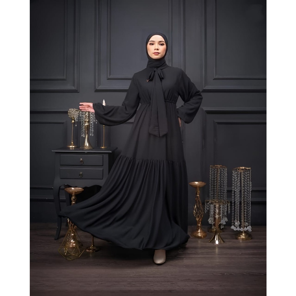 Durpadi Dress Muslim All Size Fit To XL Wudhu Friendly Gamis Muslim Premium Casual Daily Wanita Remaja