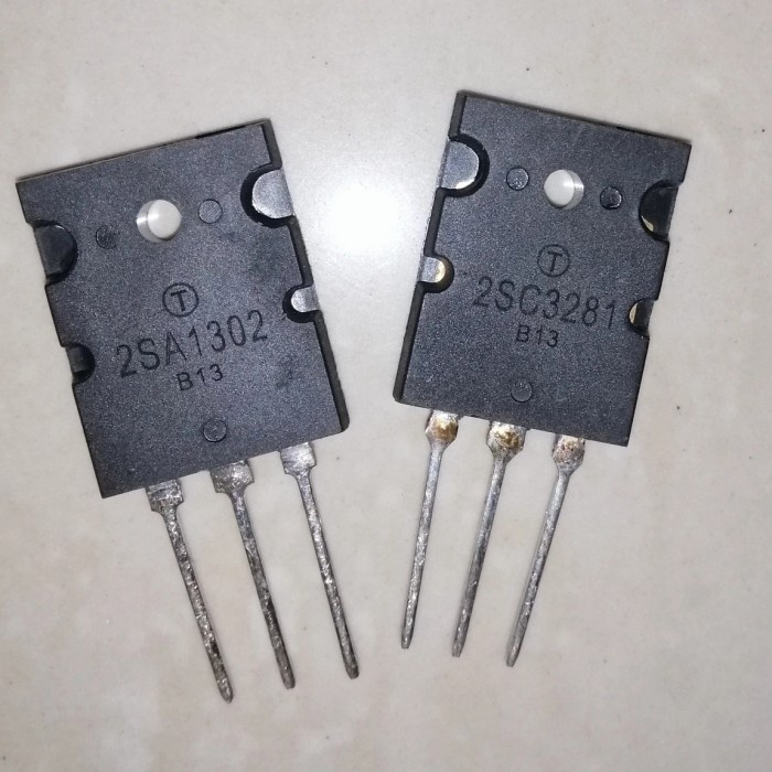 Sepasang 2SA1302 2SC3281 A1302 C3281 Transistor Power Toshiba Pasangan To-3pl 2SA 1302 2SC 3281