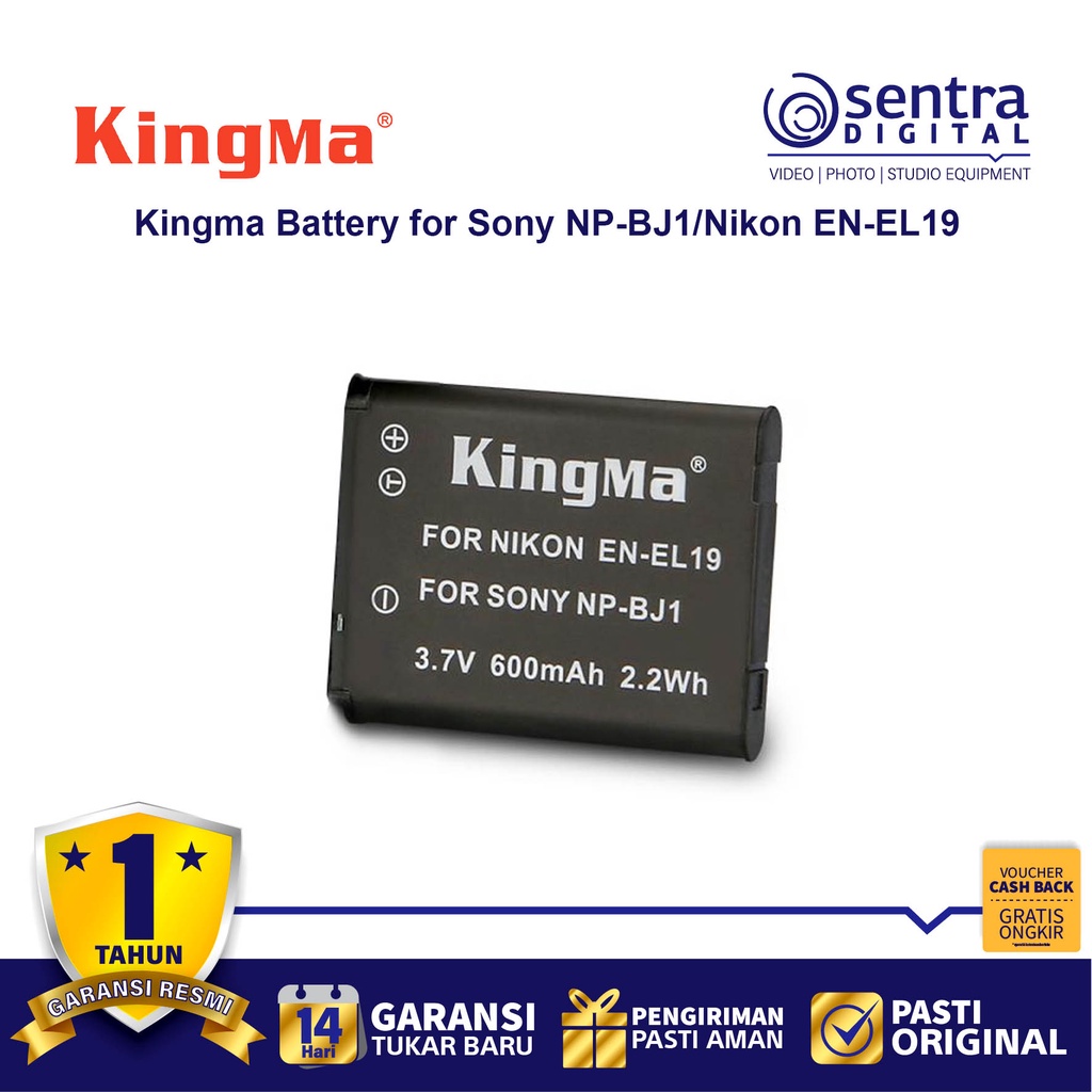 Kingma Battery Nikon EN-EL19 / Sony NP-BJ1