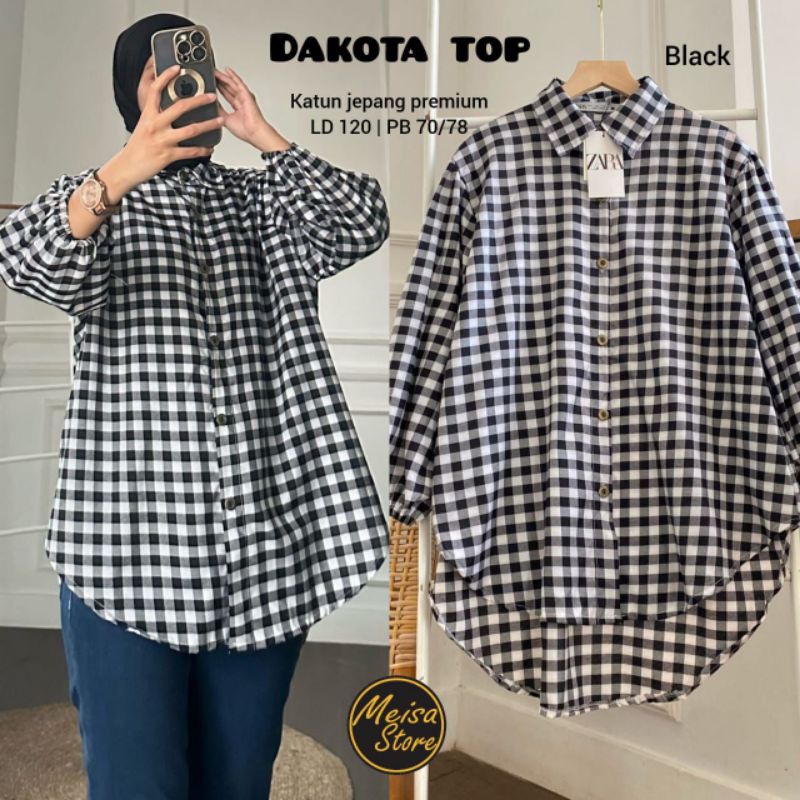 DAKOTA TOP ORI MEISA | Ld120 Katun Jepang Premium