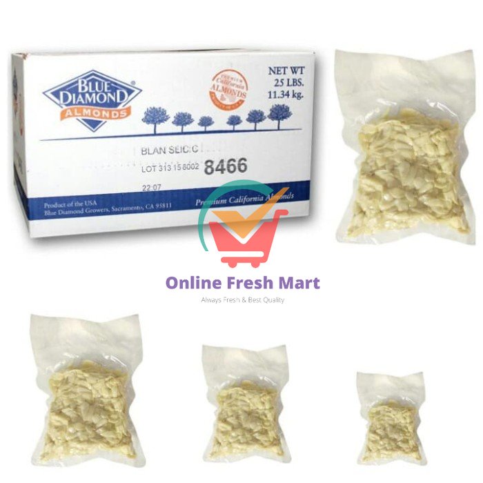 

Almond Slice / Kacang Almond Iris 100gr - Online Fresh Mart Denpasar