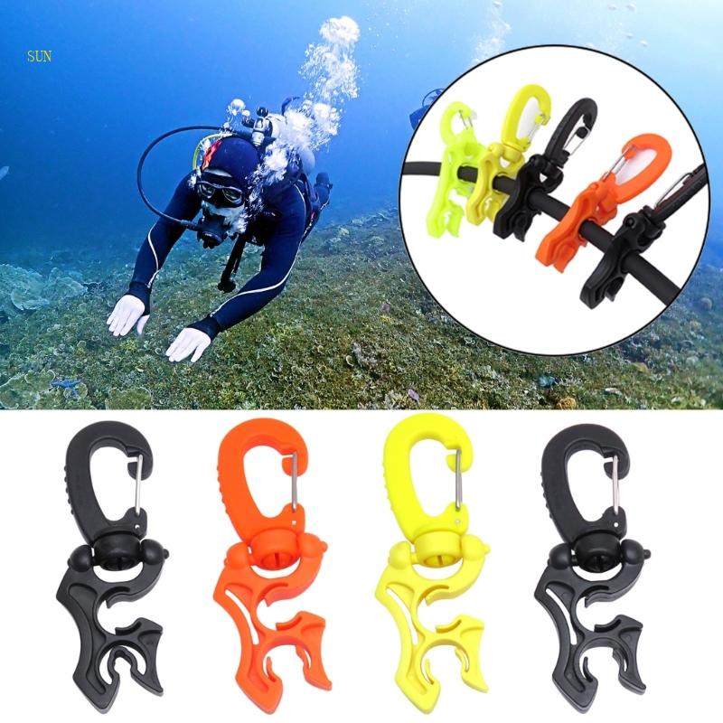 Sun Diving Double Hose Holder Clip Diving Double BCD Selang Klip Diving Dan Snorkeling