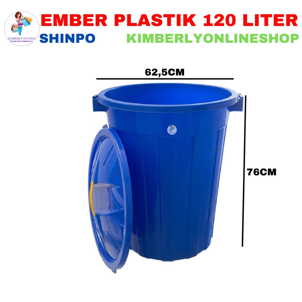 Ember Plastik Tong Air 120 Liter 120T Shinpo