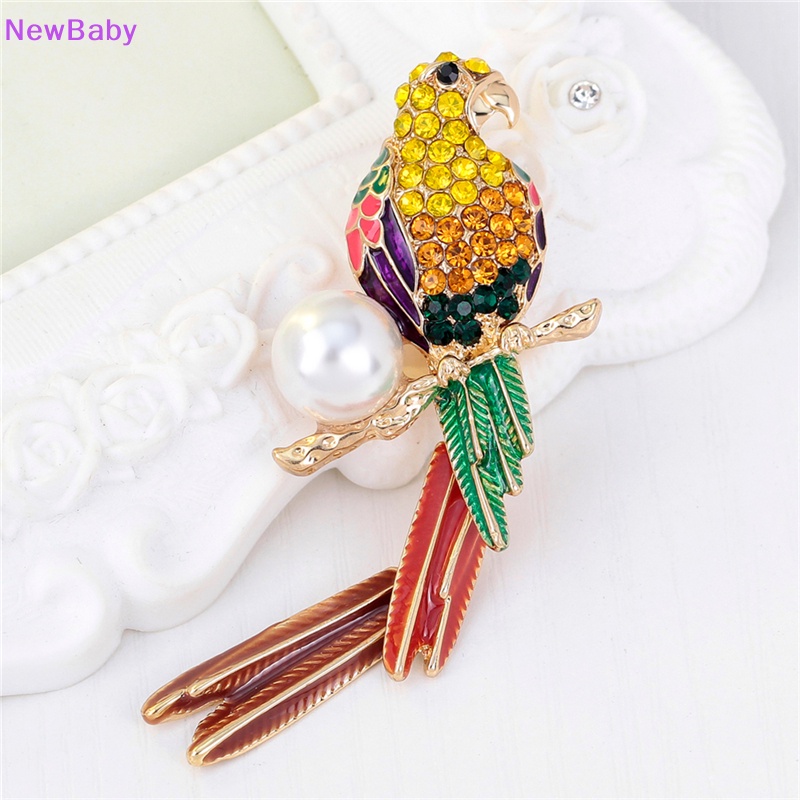 Newbaby Fashion Lady Bros Pin Berlian Imitasi Bros Wanita Perhiasan Aksesoris Garmen ID