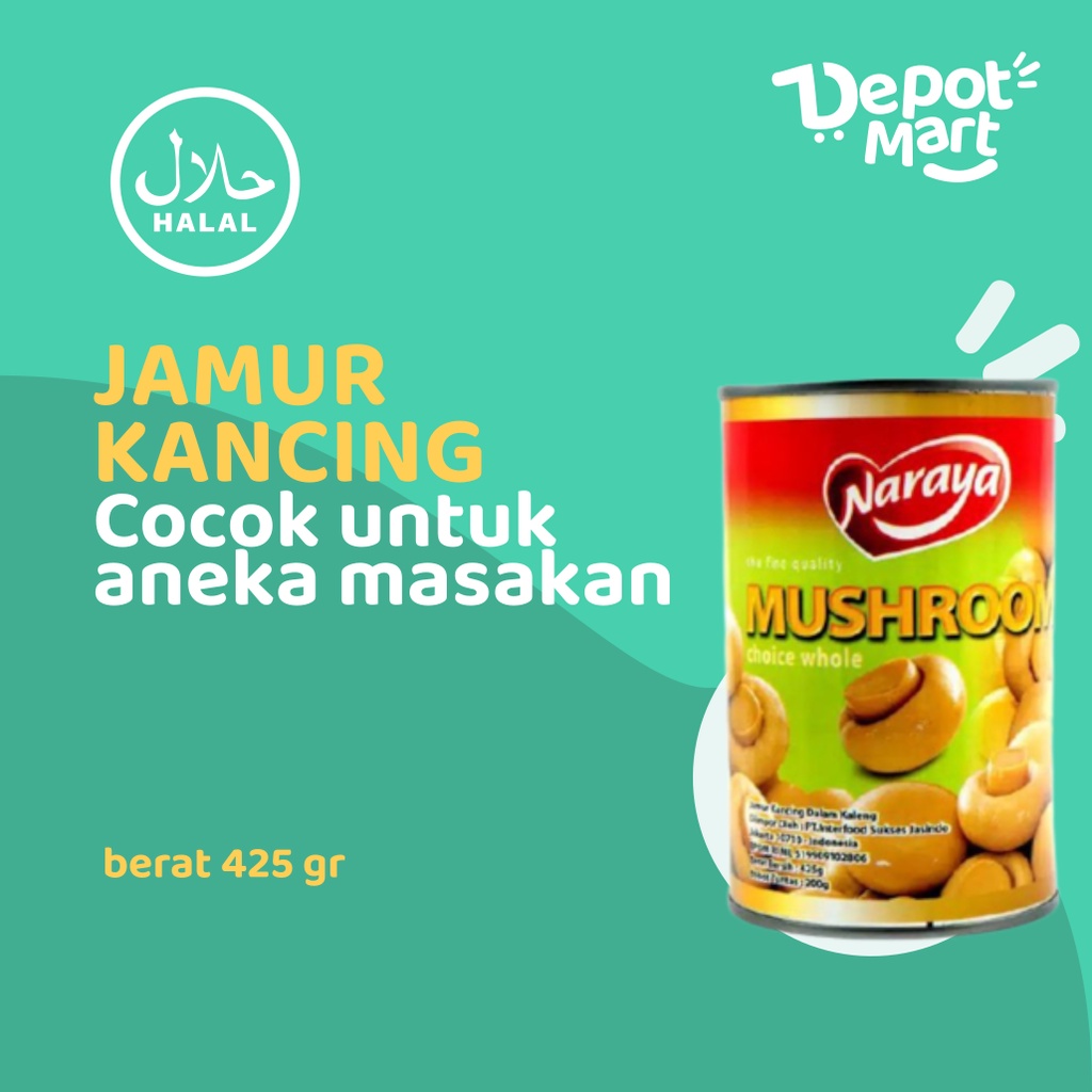 

NARAYA WHOLE MUSHROOM / MOKOU 425GR / JAMUR