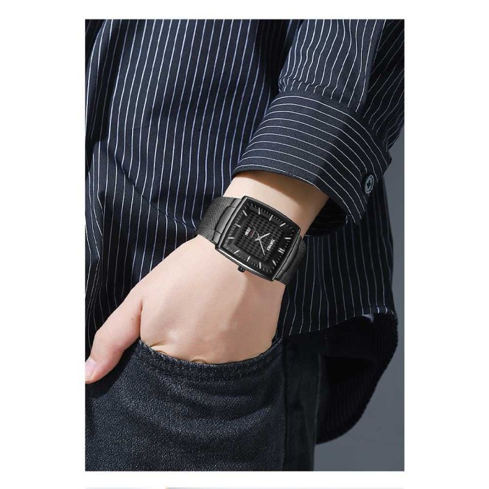 SKMEI Jam Tangan Analog Pria Quartz Watch Waterproof 10M - 9311 - Black Black