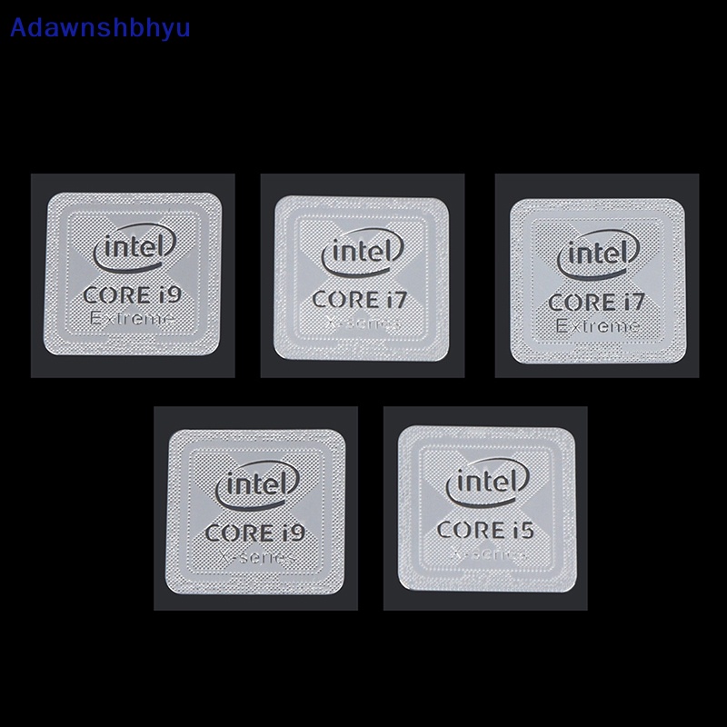 Adhyu Generasi 10 Intel Core i9 i7 i5 i3 CPU Metal Sticker Laptop Logo Stiker ID