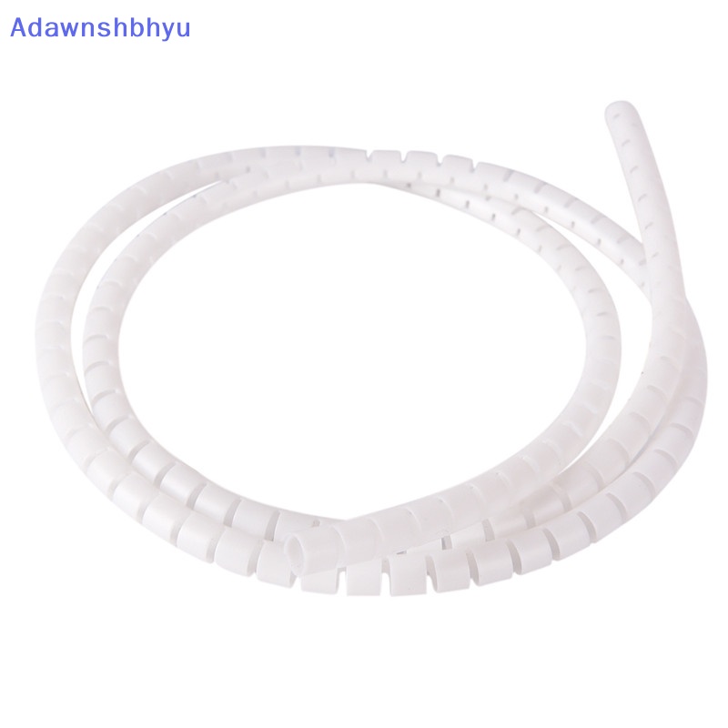 Adhyu 1M 8mm Kawat Spiral Wrap Sleeving Band Tube Pelindung Kabel Line Management ID